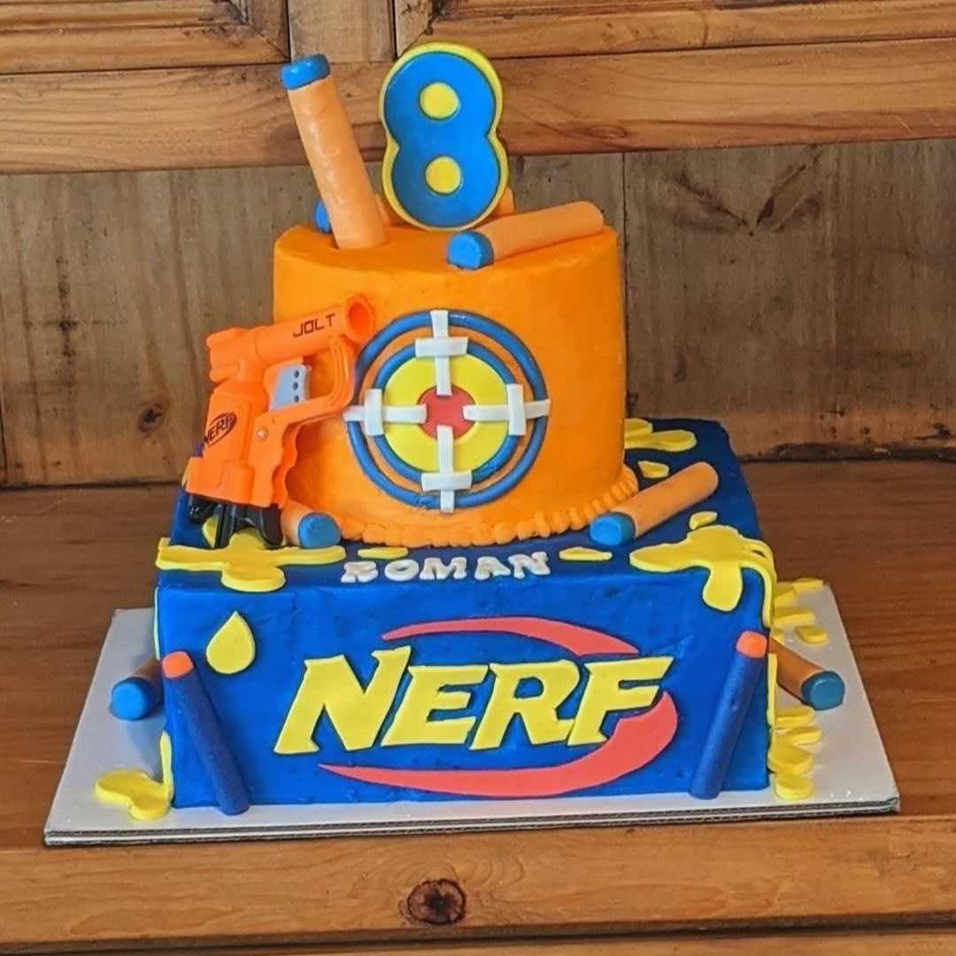 Nerf birthday #cake