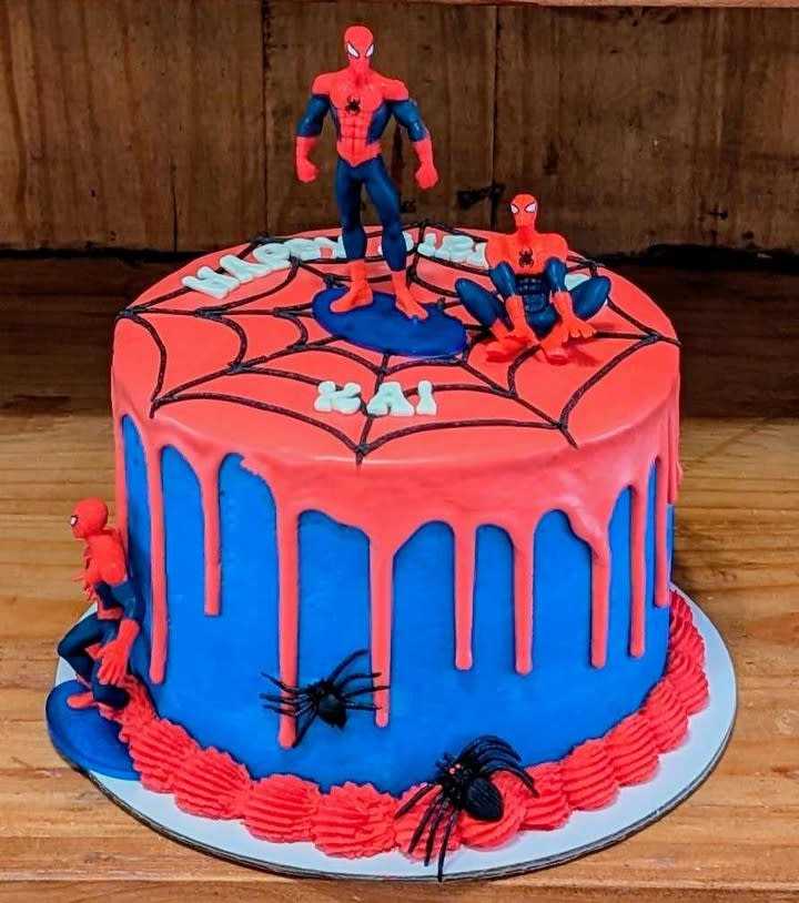 Spiderman birthday #cake