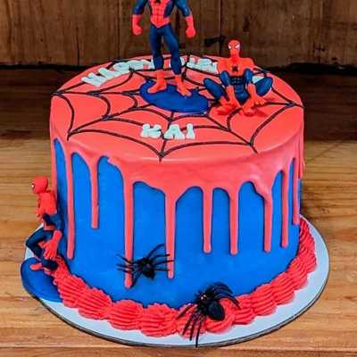 Spiderman birthday #cake