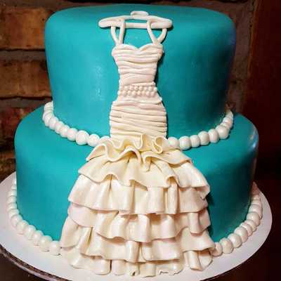 Wedding dress #wedding #cake