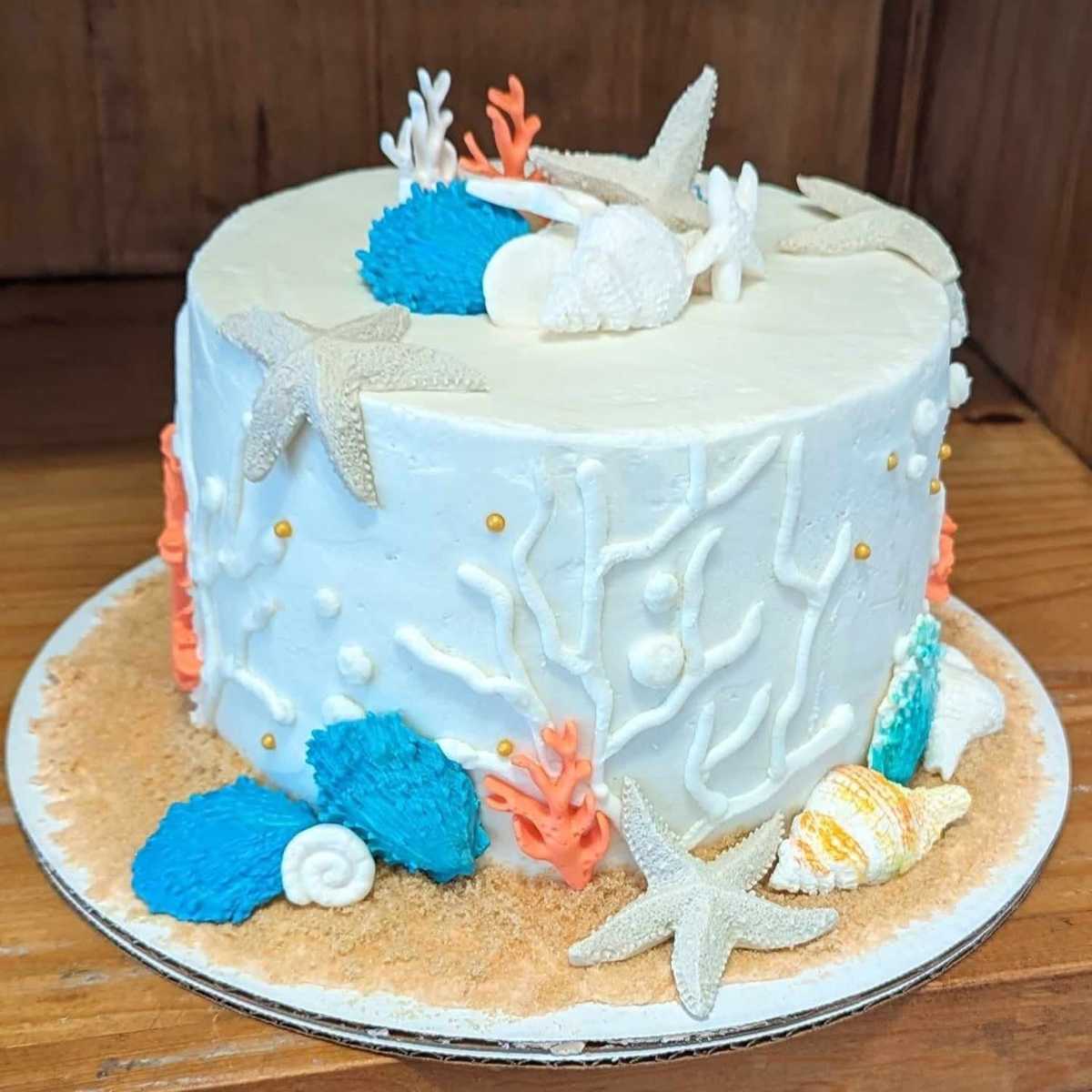 Beach #cake #stgeorgeisland