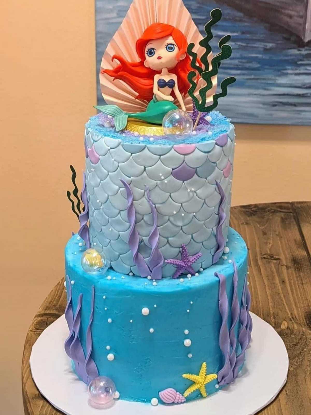 Under the sea mermaid #cake