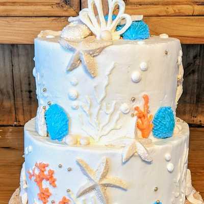 Beach themed #cake