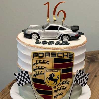 Porsche dreams at 16 #cake