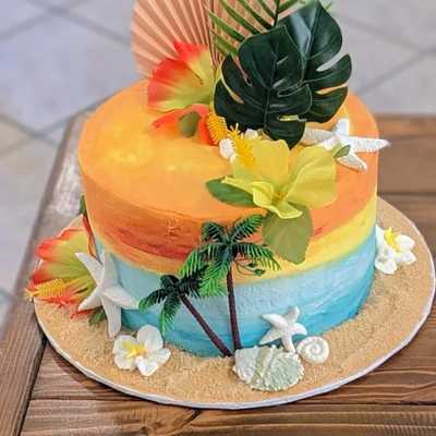 Tropical Sunset #cake