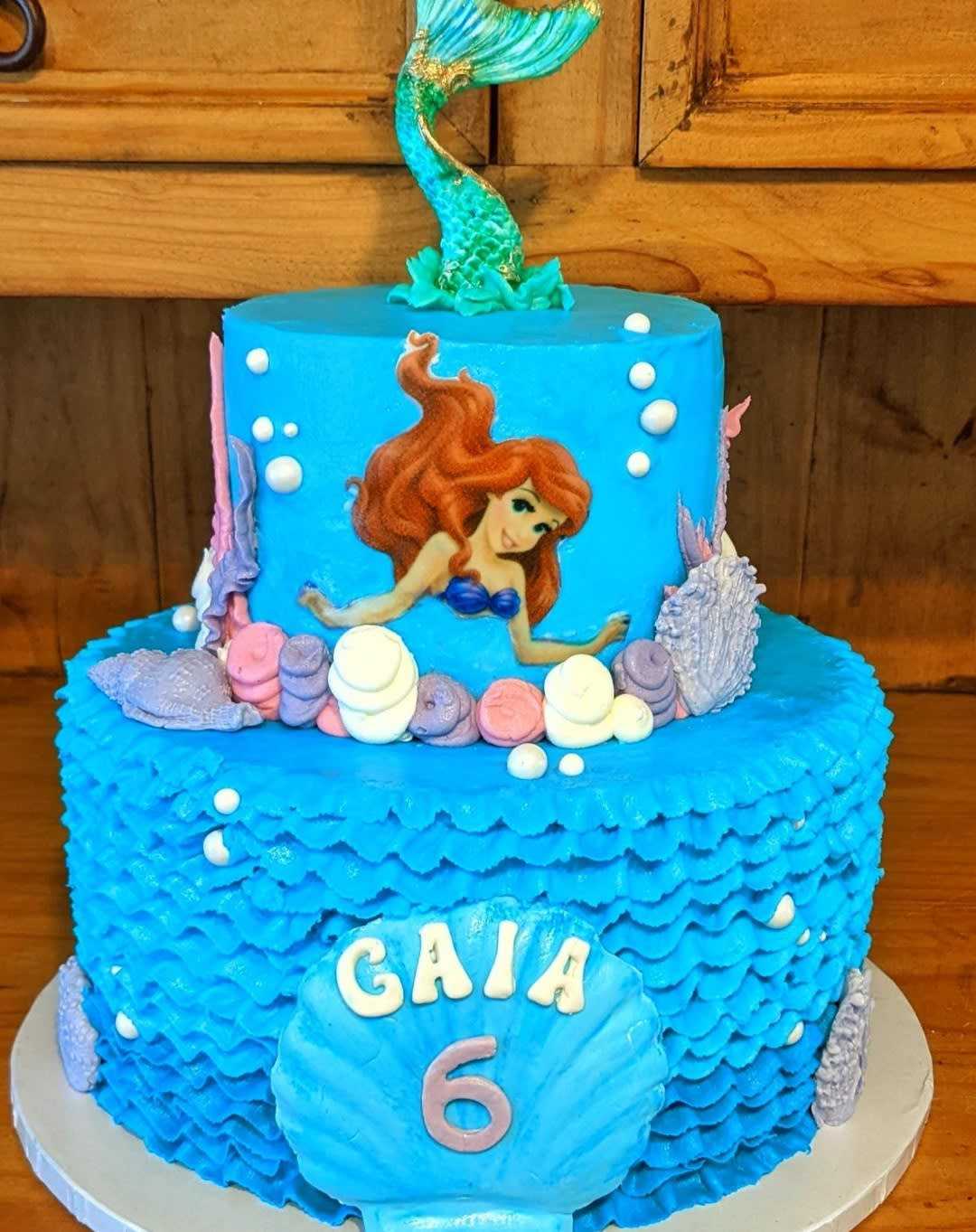 LIttle mermaid birthday #cake