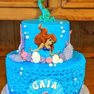 LIttle mermaid birthday #cake