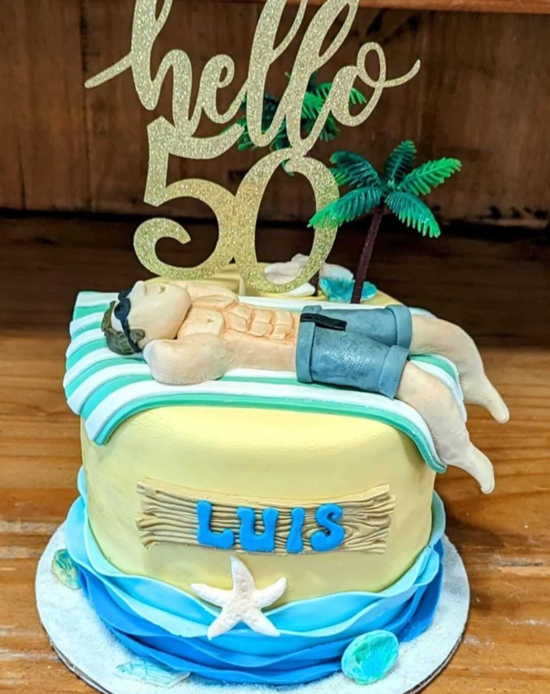 50th birthday #cake #stgeorgeisland