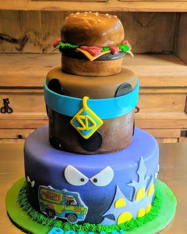 Scooby Doo themed birthday #cake #scoobydoo