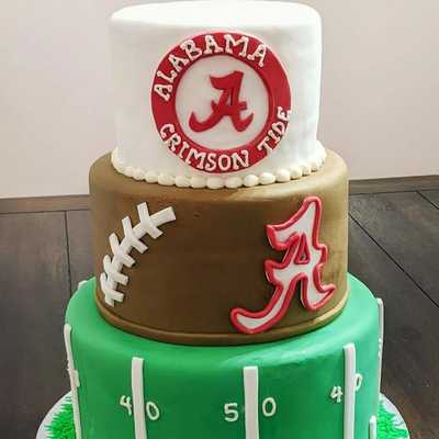 Alabama Crimson Tide Football #cake #rolltide