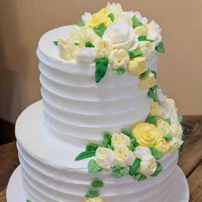 Buttercream bouquet #cake