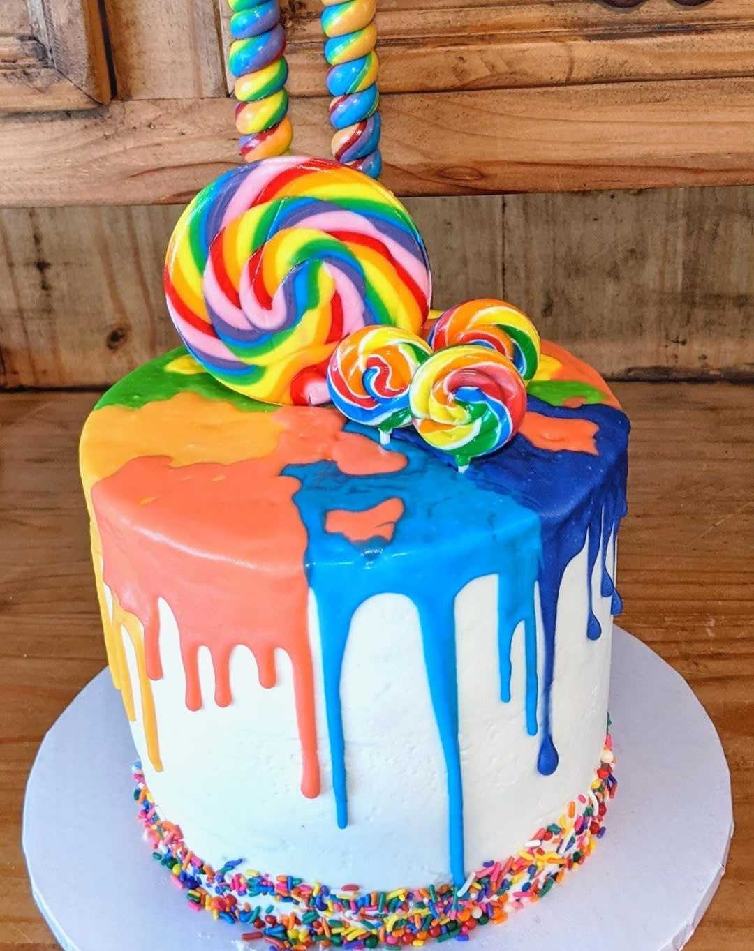 Candy drip #cake