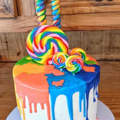 Candy drip #cake