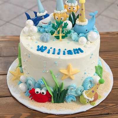Under the Sea party #cake
