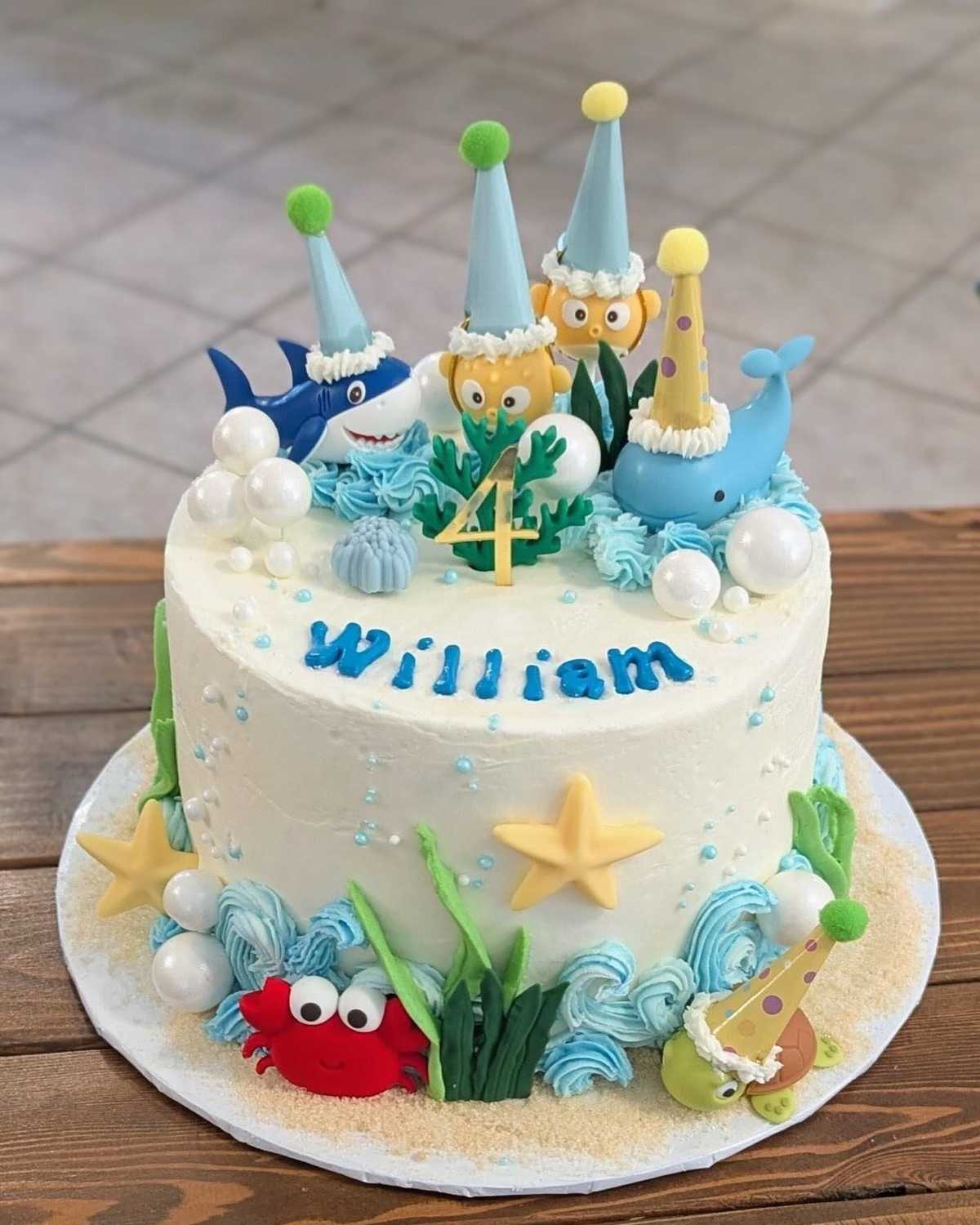 Under the Sea party #cake