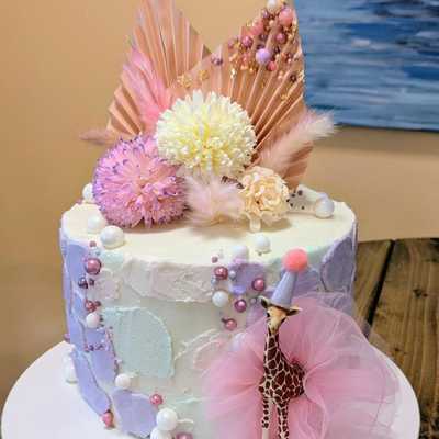 Giraffe birthday #cake