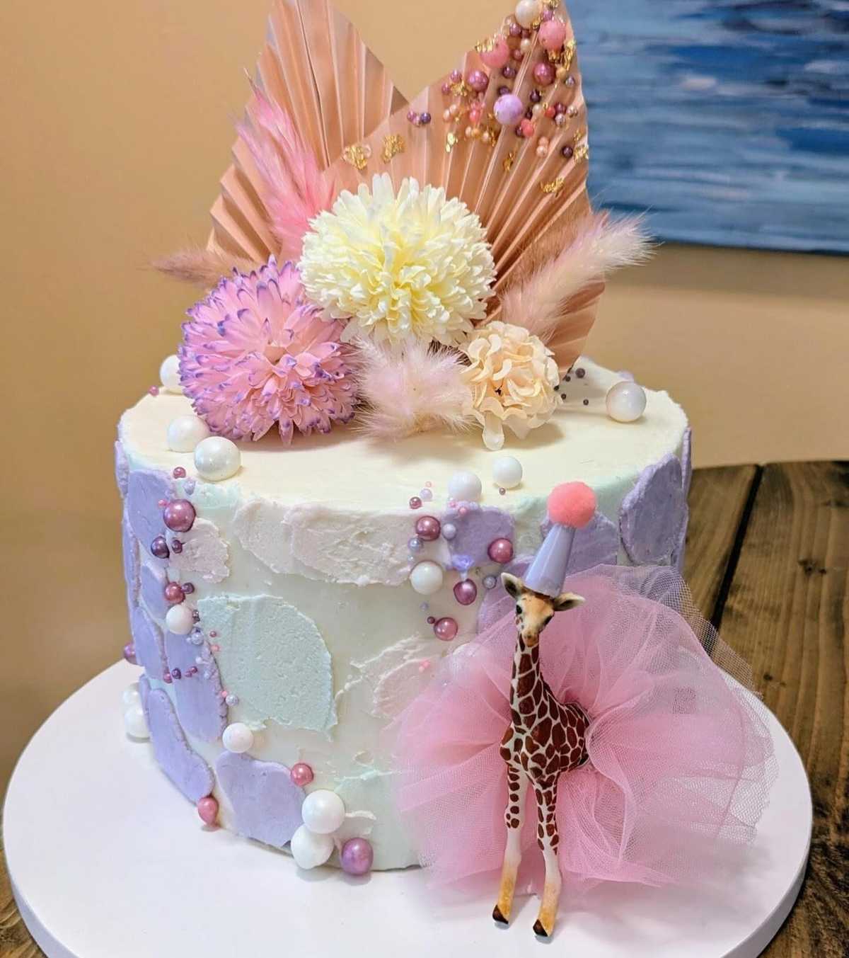 Giraffe birthday #cake
