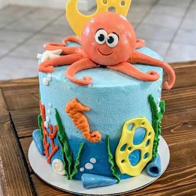Under the sea octopus #cake