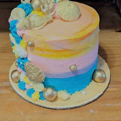 Beached themed #cake