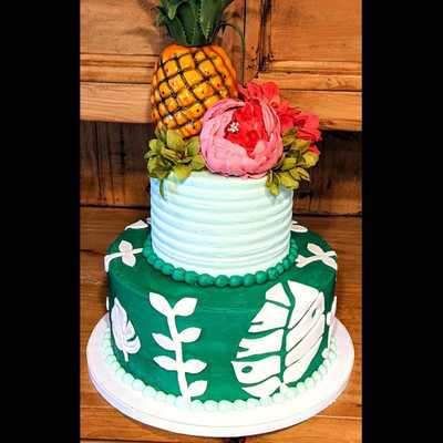 Pineapple Luau #cake