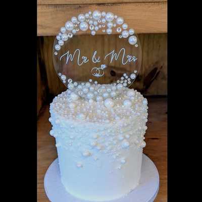 Beaded #wedding #cake