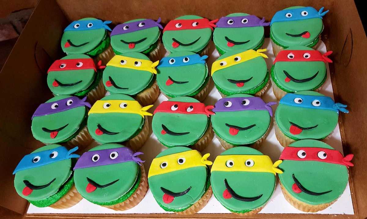 Teenage mutant ninja turtles #cupcakes