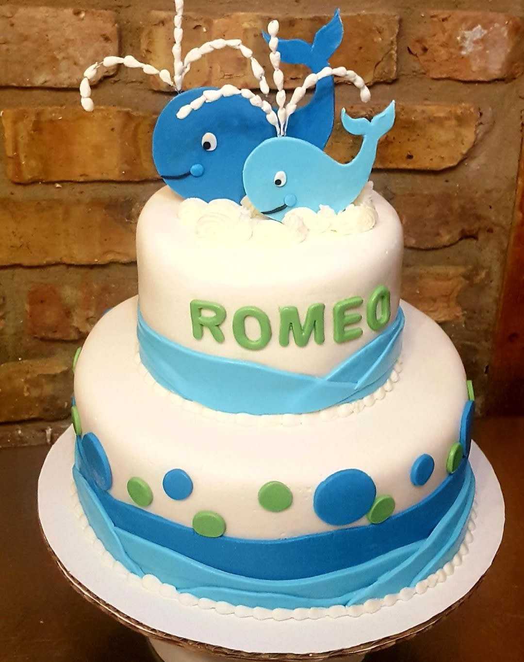 Whale themed birthday #cake