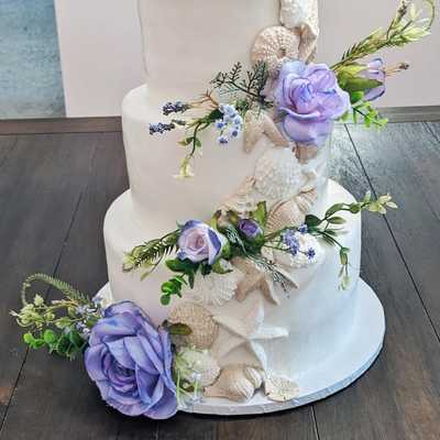 Fondant #wedding #cake