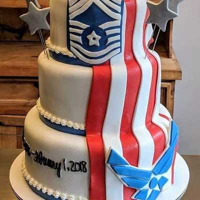 Air Force retirement #cake