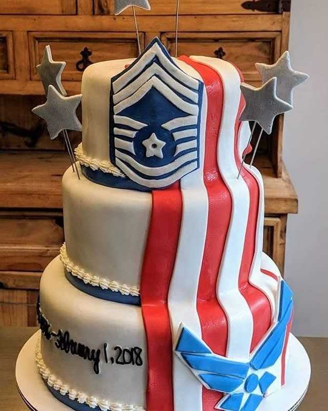 Air Force retirement #cake