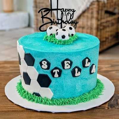 Soccer Goals #cake