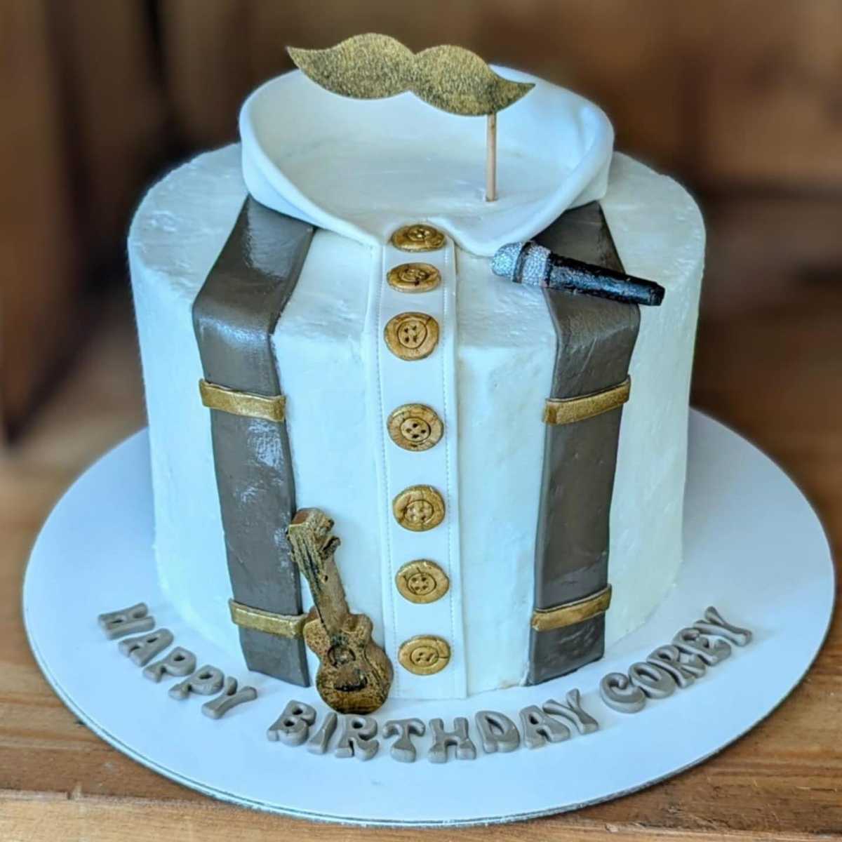 Custom birthday #cake tailored for a local musician