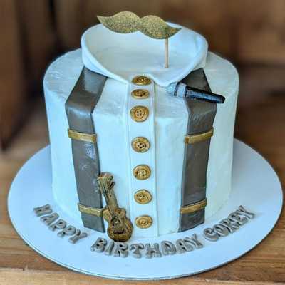 Custom birthday #cake tailored for a local musician