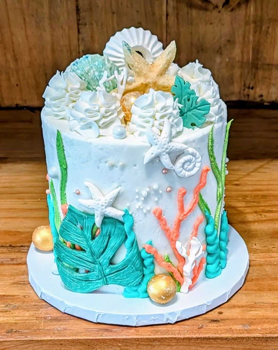 Tropical beach #cake