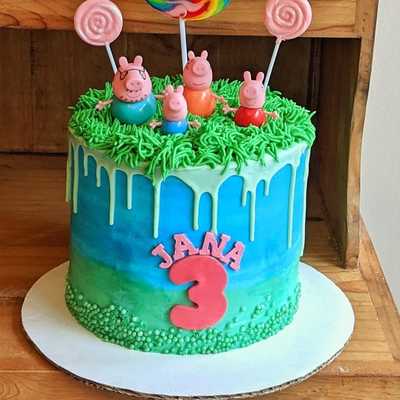 Peppa Pig #cake #peppapig